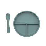 Divider Plate & Spoon Set - Ocean