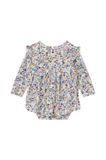 Autumn Floral Frill Baby Dress