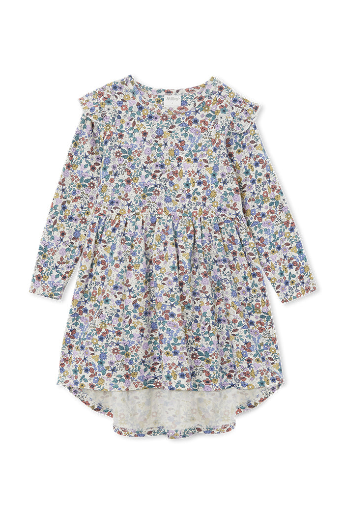 Autumn Floral Hi-Lo Dress