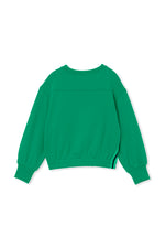 Green Sporty Sweat Top