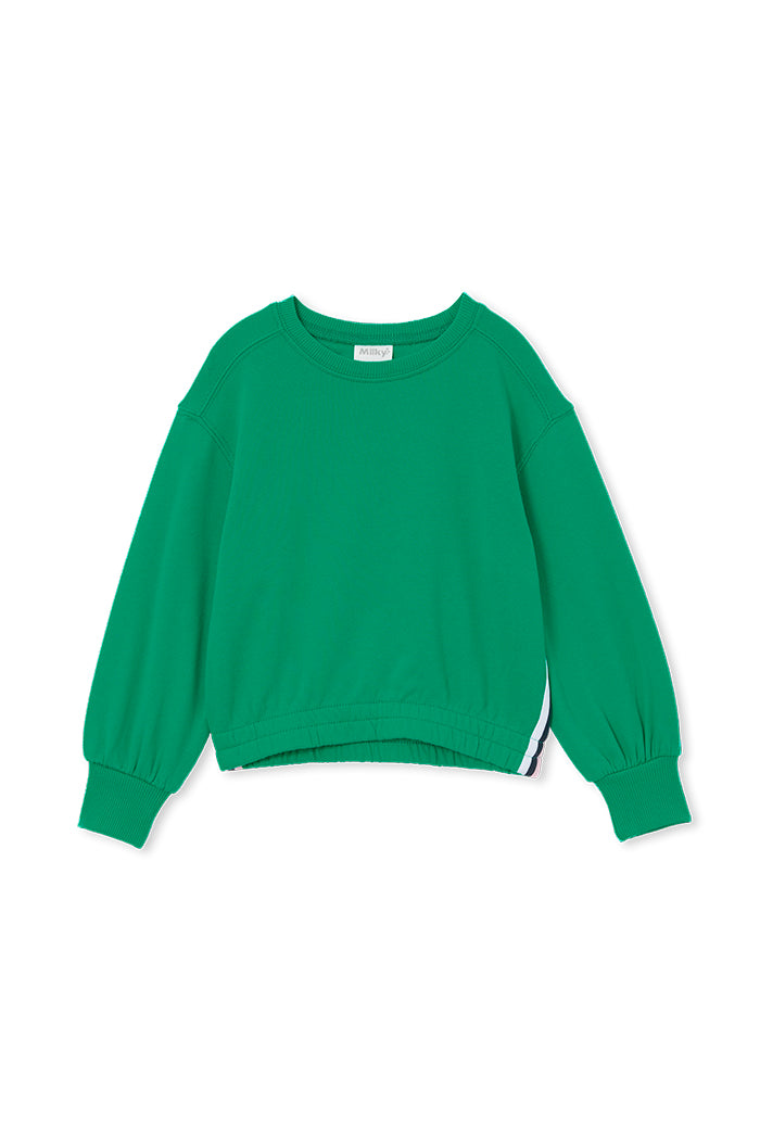 Green Sporty Sweat Top