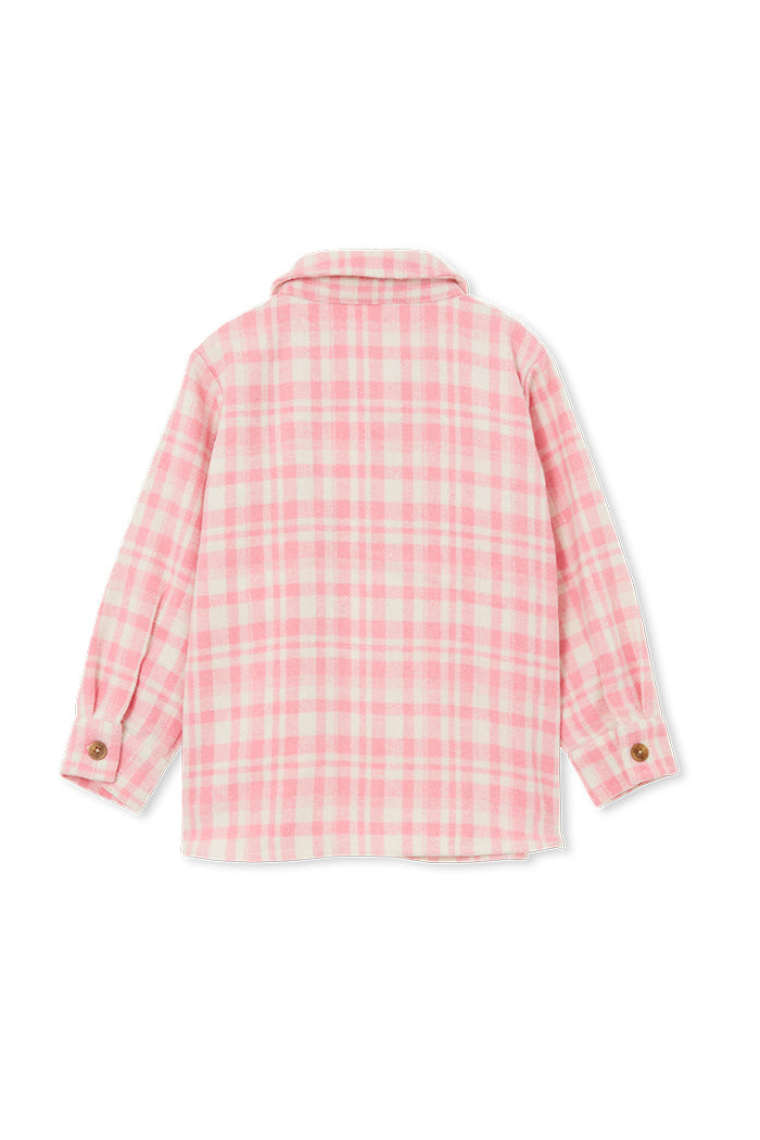 Pink Check Overshirt