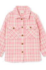 Pink Check Overshirt