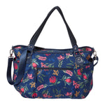 Tote Nappy Bag - Botanical Navy