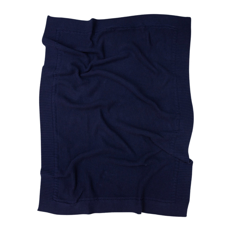 Plush Knit Blanket - Navy