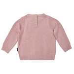 Textured Knit Sweater - Dusty Pink