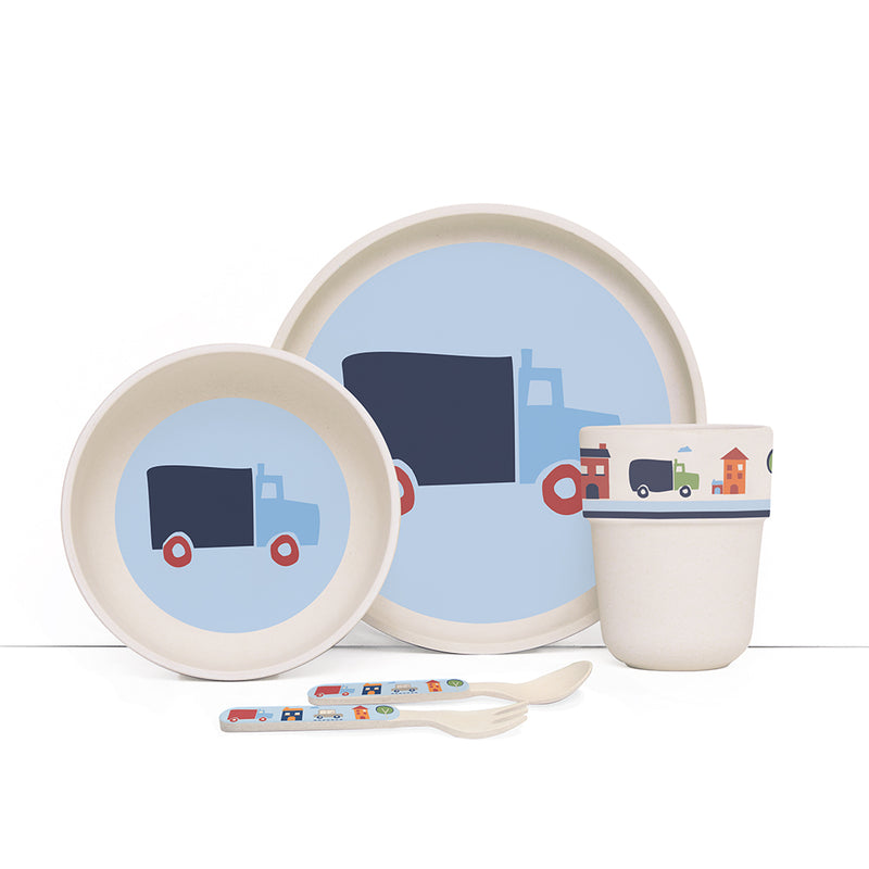 Bamboo Mealtime set with Cutlery