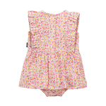 Pink Ditsy Floral Baby Dress