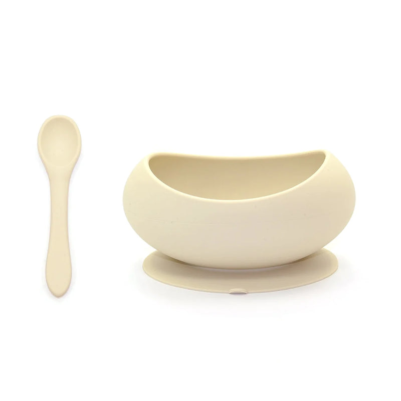 Stage One Bowl & Spoon Set - Coconut