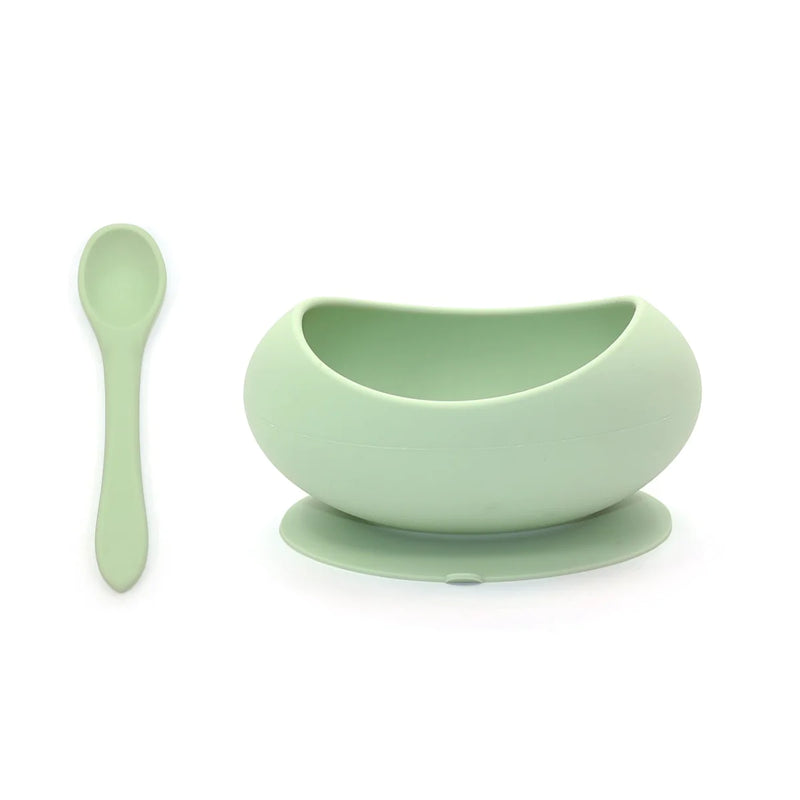 Stage One Bowl & Spoon Set - Mint