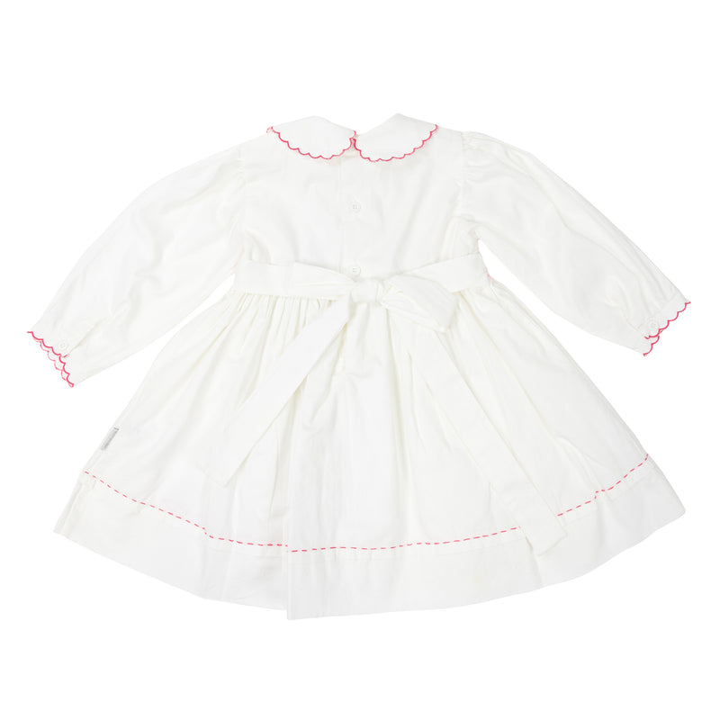 Smocked Dress - Cream