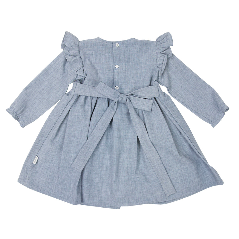 Fine Cable Dress - Grey