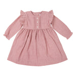 Fine Cable Dress - Pink