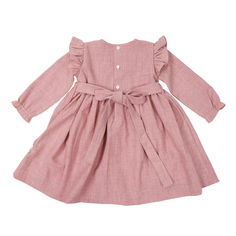 Fine Cable Dress - Pink