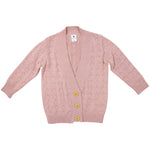 Polka Long Cardigan - Pink