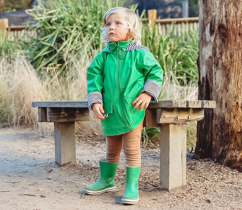 Kids' Raincoat Green