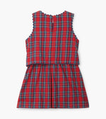 Holiday Plaid Layered Dress