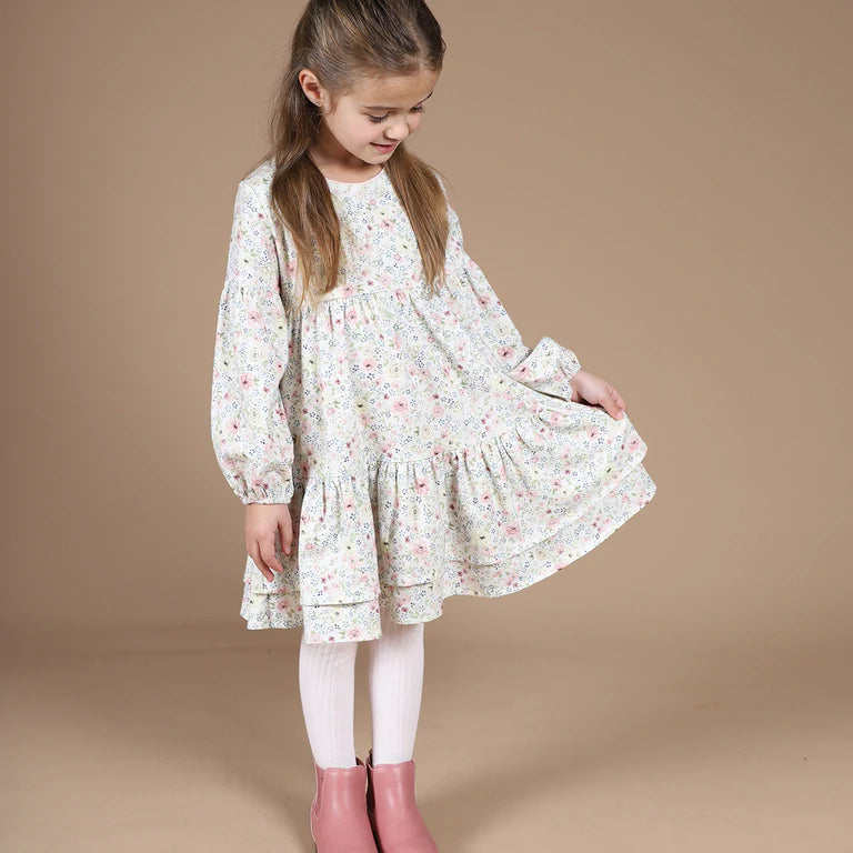 Freya Print Tier Dress