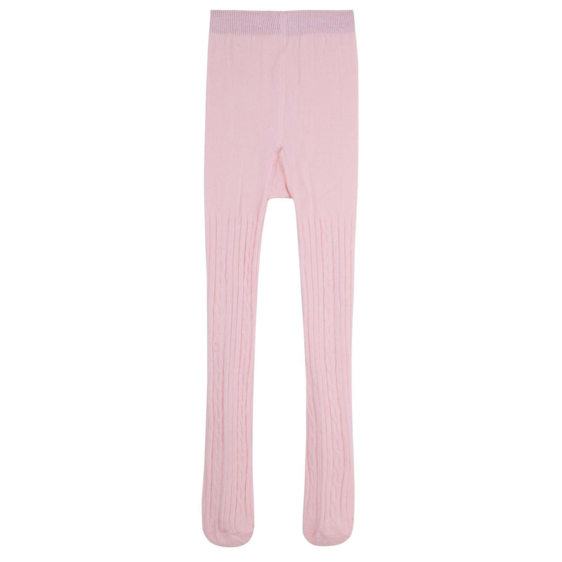 Rib Tights - Pale Pink