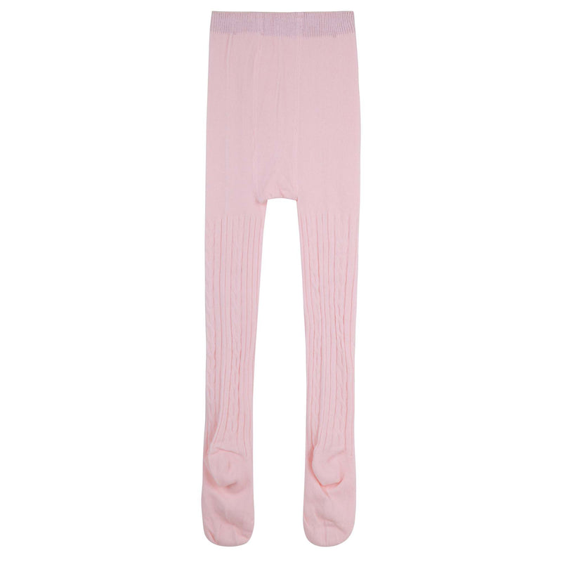 Rib Tights - Pale Pink