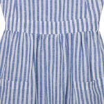 Midi Dress with Straps - Seaside Stripe