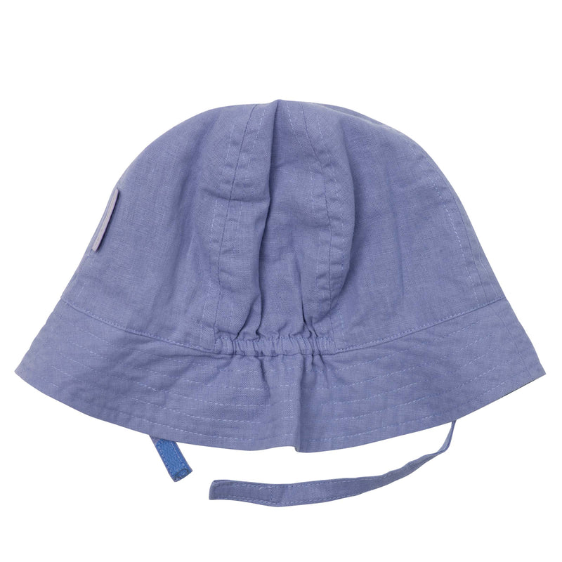 Linen Bucket Hat - Pacific Blue