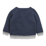 Callum Navy Cable Jumper