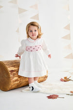 Smocked Dress - Cream