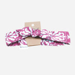 Girls Headband- Fuchsia Damask