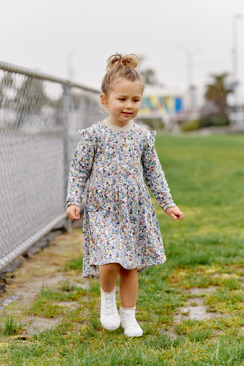 Autumn Floral Hi-Lo Dress