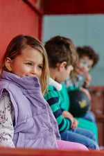 Lilac Puffer Vest