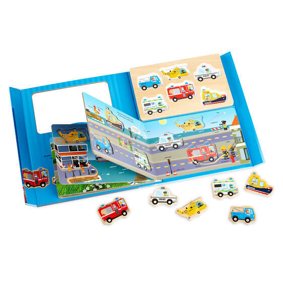 Book & Puzzle Play Set - To the Rescue