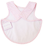Bib - Arm holes back fastening - Pink