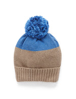 Fisherman's Rib Beanie - Cinnamon and Indigo