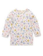 Rib Layering Top - Dusk Floral