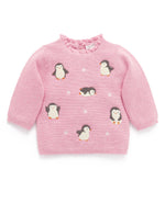 Fluffy Penguin Jumper