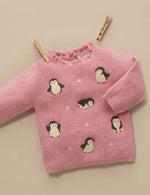 Fluffy Penguin Jumper