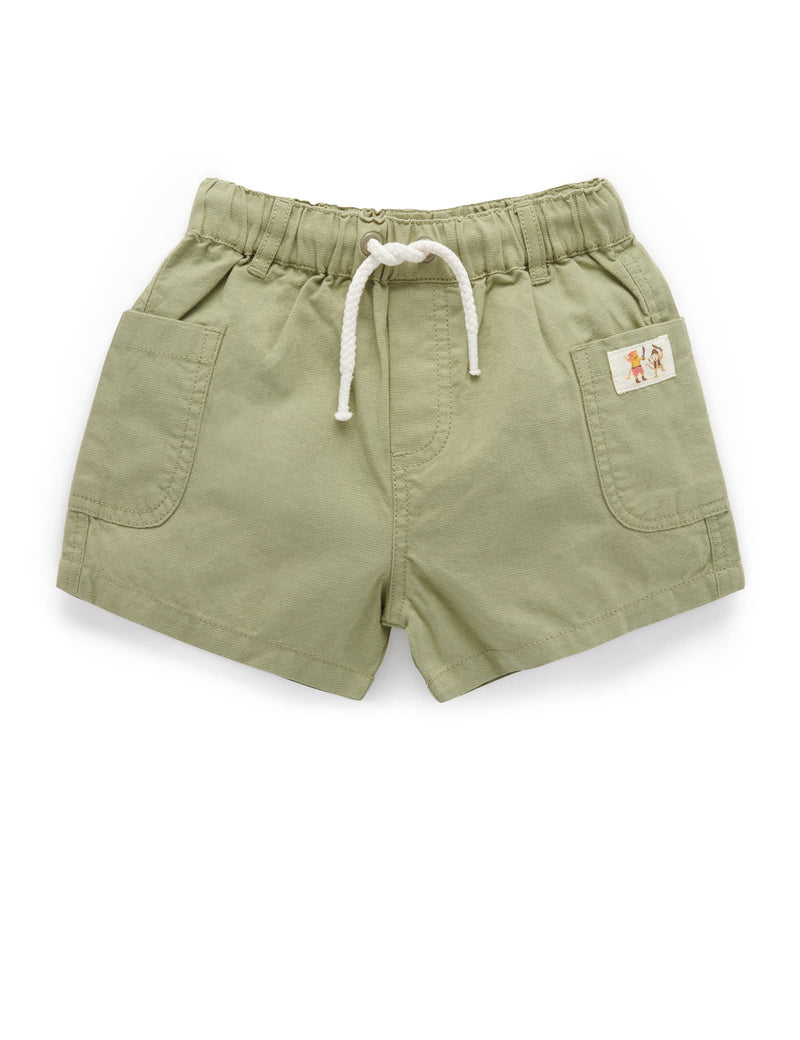 Jungle Linen Blend Shorts