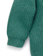 Classic Rib Jumper - Emerald Melange