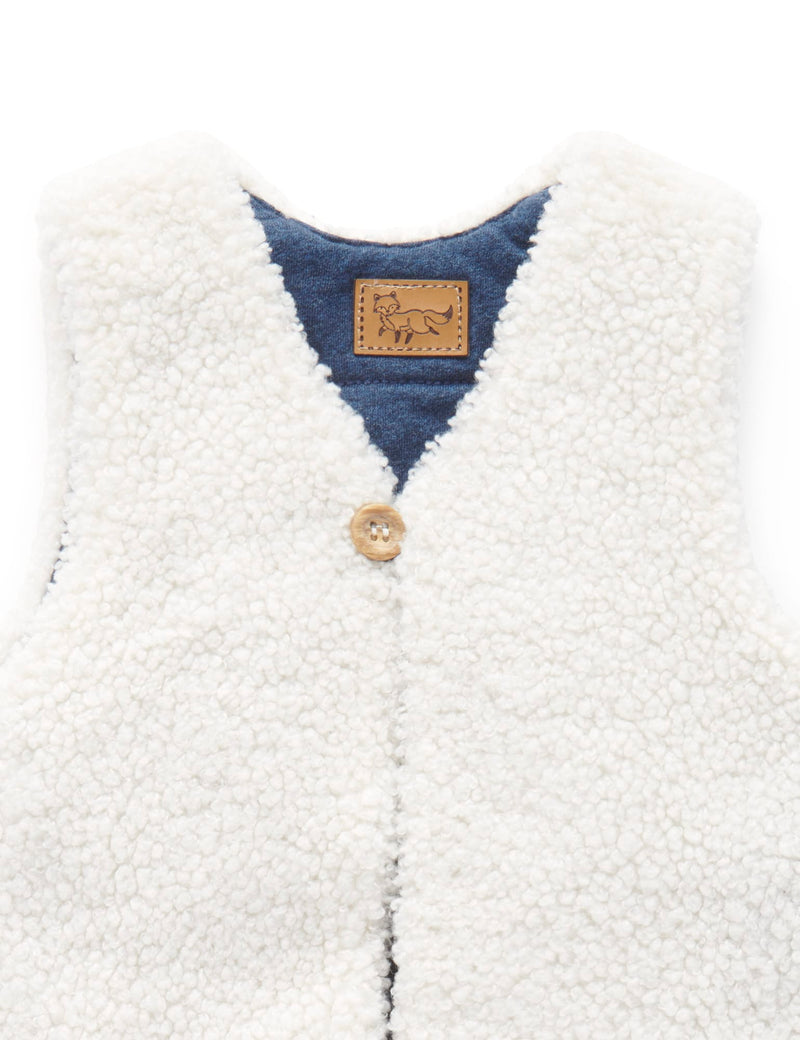 Shearling Reversable Vest