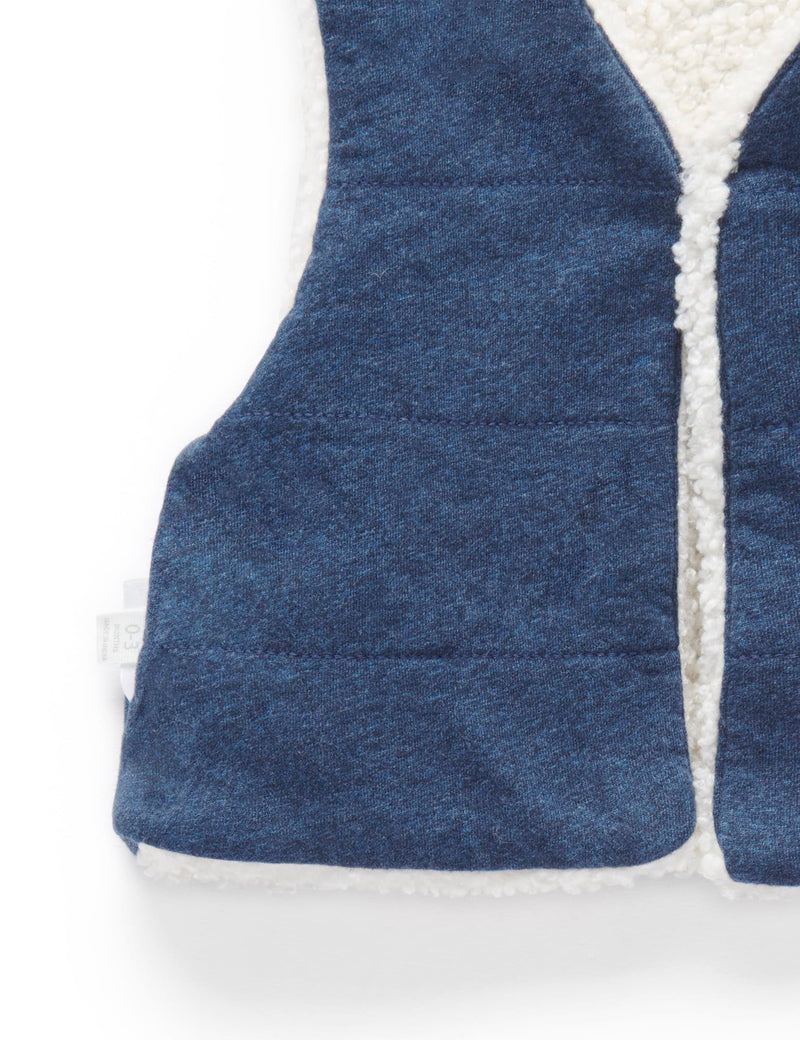 Shearling Reversable Vest