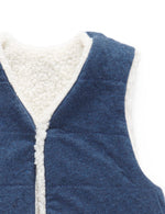 Shearling Reversable Vest