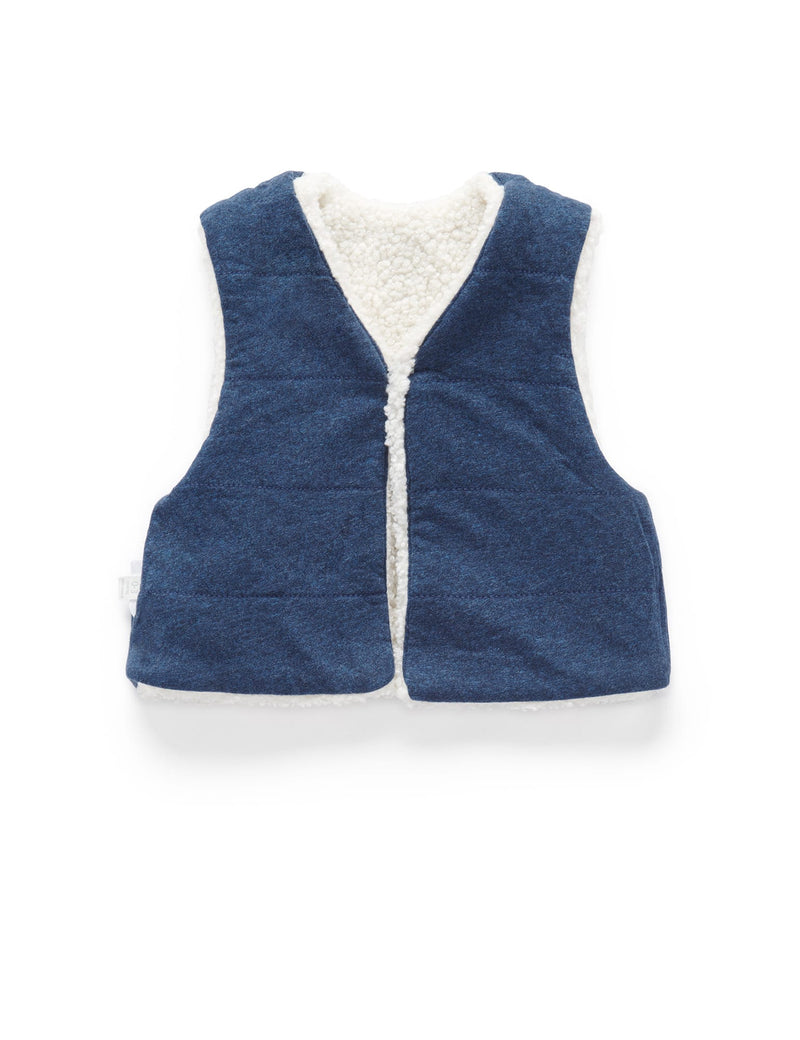 Shearling Reversable Vest