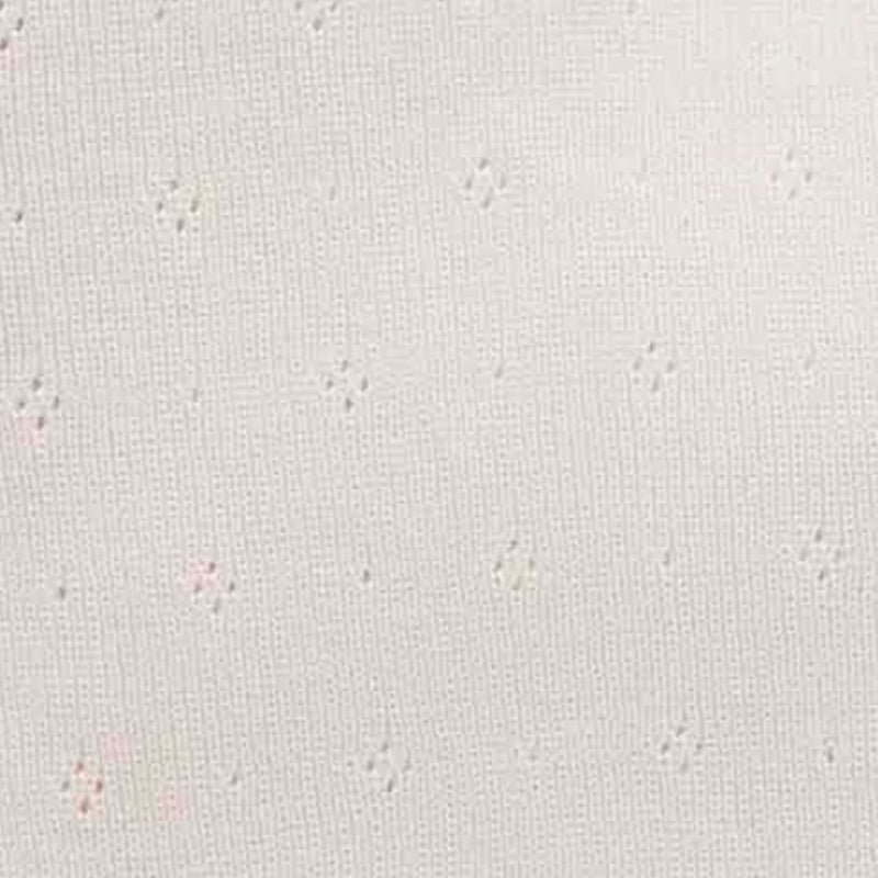 Pointelle Rib Layering Top - Cloud