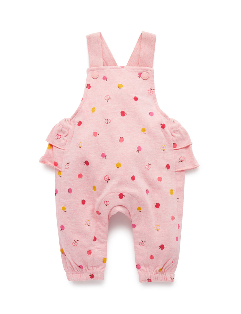 Orchard Apple ruffle Overalls