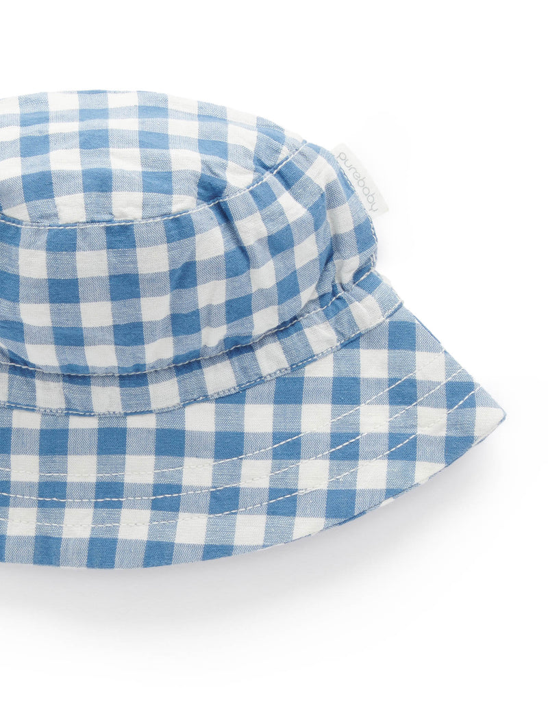 Atlantic Gingham Sunhat