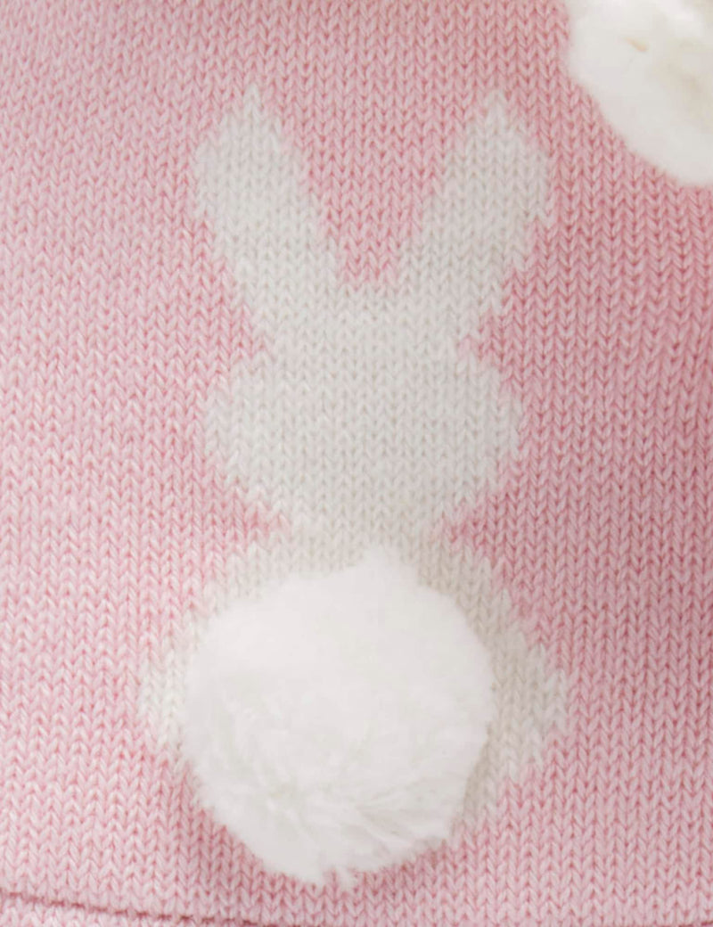 Cosy Bunny Socks - Pale Pink