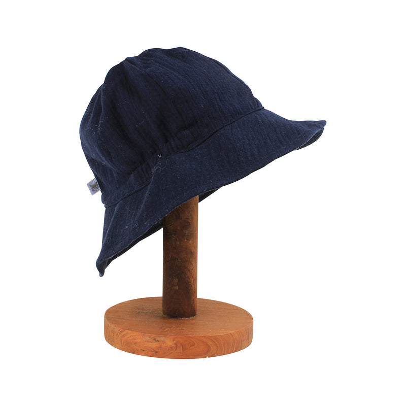 The River Crinkle Hat - Navy