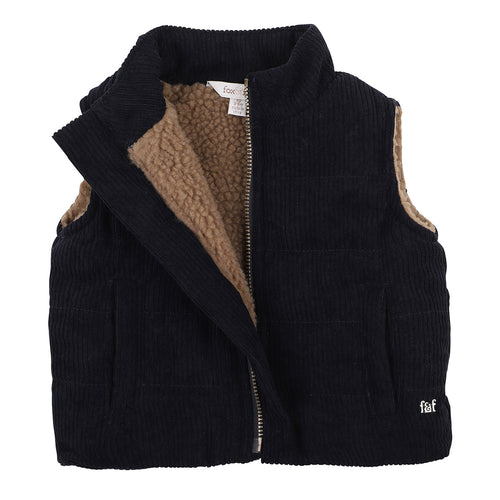 Sherpa Lined Cord Vest