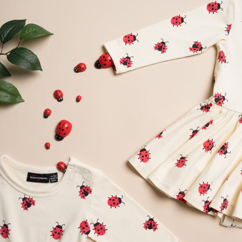 Ladybug Baby Waisted Dress